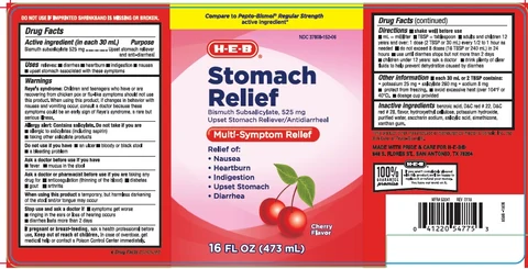 HEB Stomach Relief 포장