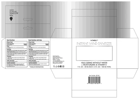 INSTANT HAND SANITIZER packaging