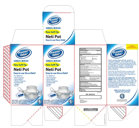 Soft Tip Neti Pot Easy to use Sinus ReliefPremier Value 포장