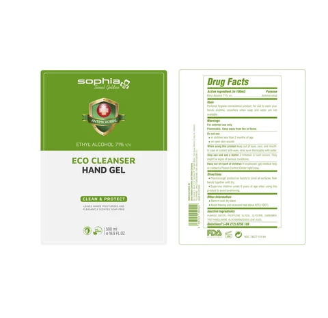 500 mL label