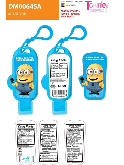 Berry Scented Hand Sanitizer 포장