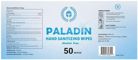 HAND SANITIZING WIPES 포장