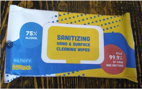 HEALTHIFY Alcohol Wipes 포장