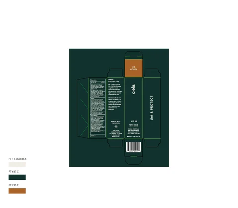 Ceile tint PROTECT tinted serum SPF 50 Honey 포장