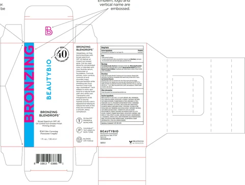 Bronzing Blendrops Broad Spectrum SPF 40 packaging