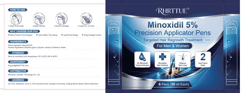 RHRTTUE 5% Minoxidil Applicator Pens 포장