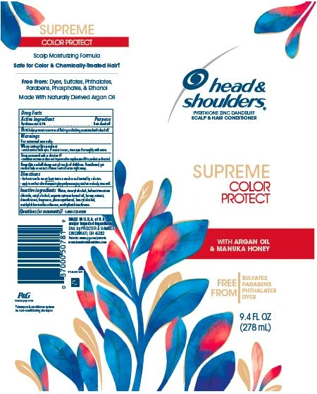 Head and Shoulders Supreme Color Protect Conditioner packaging