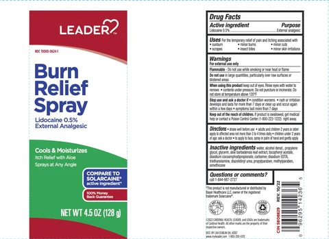 Leader Burn Relief packaging