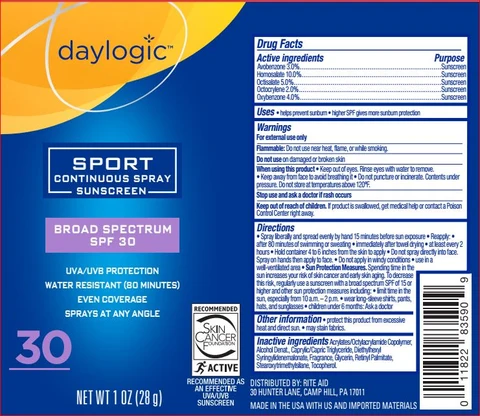 Sport SPF 30Daylogic packaging