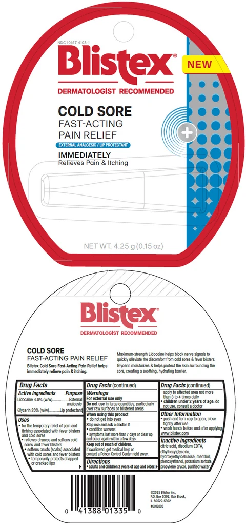 Cold Sore Fast-Acting Pain Relief 포장