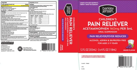 Childrens Pain Reliever packaging