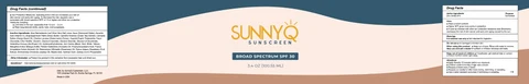 SUNNY Q Broad Spectrum SPF-30 포장