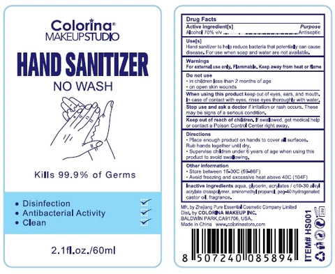 Hand Sanitizer packaging