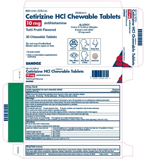 Cetirizine Hydrochloride 포장