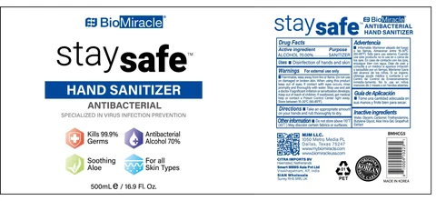 BioMiracle staysafe HAND SANITIZER 포장