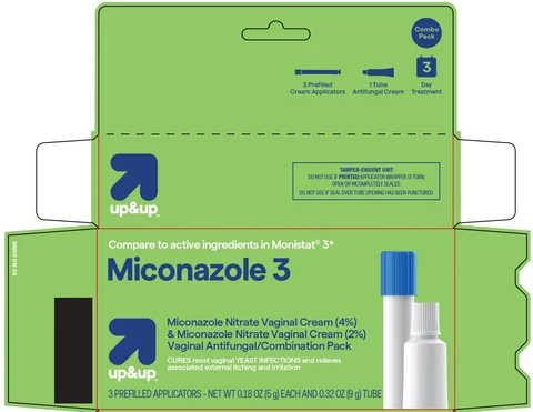 Up and Up Miconazole 3 포장