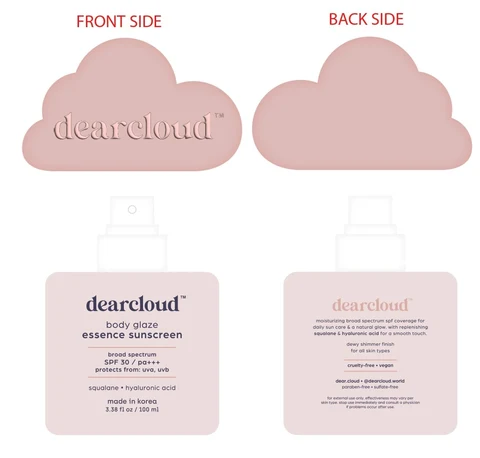 Body Glaze Essence Sunscreen 포장