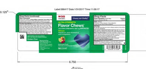 Antacid Fruit Chew 포장