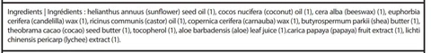 Inactive Ingredients