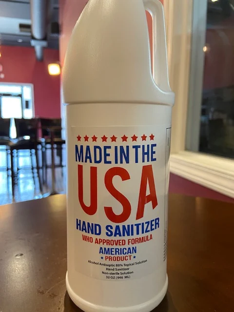 Hand Sanitizer packaging