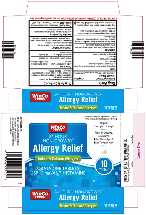 Loratadine Allergy Relief packaging
