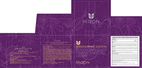 MIZON COLLAGEN POWER FIRMING ENRICHED CREA M packaging