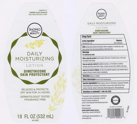 Shopko Beauty Daily Moisturizing 포장