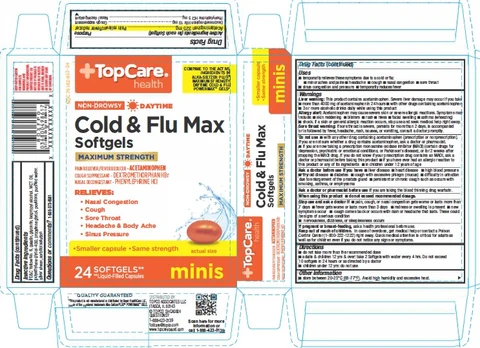 Daytime Cold and Flu Max Maximum Strength Softgels 포장