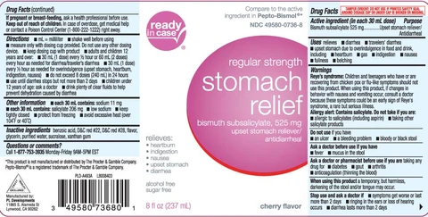 Stomach ReliefRegular Strength packaging