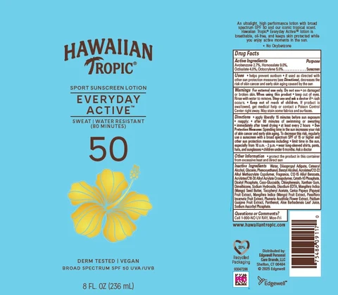 Hawaiian Tropic Everyday Active SPF50 packaging