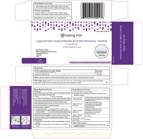 Loperamide Hydrochloride and Simethicone packaging