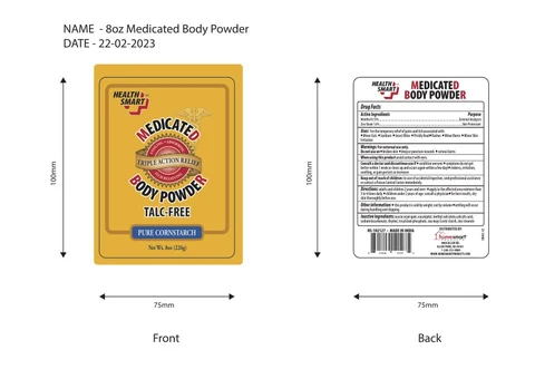 Health Smart Medicated Body packaging