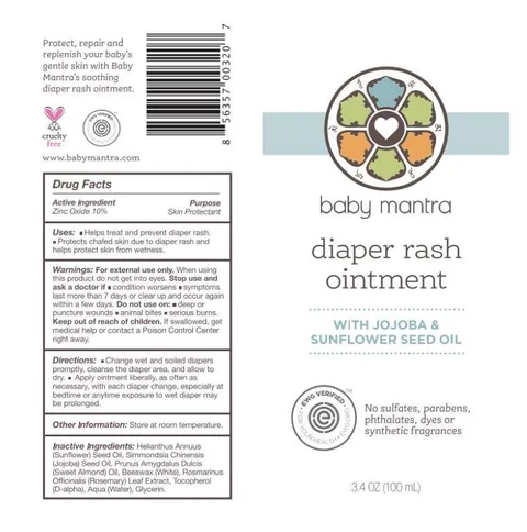Baby Mantra Diaper Cream 포장