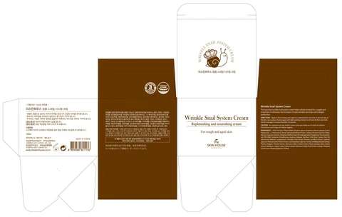 THE SKIN HOUSE Wrinkle Snail SystemCream 포장
