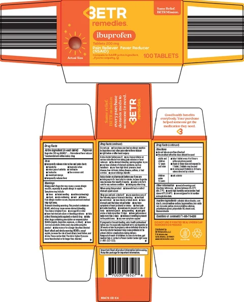 betr remedies ibuprofen 포장
