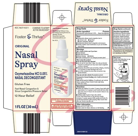 foster and thrive nasal packaging