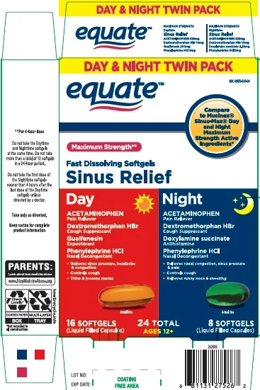 Day and Night Sinus ReliefMaximum Strength 포장