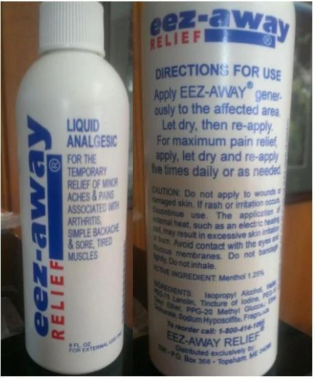 eez-away RELIEF packaging