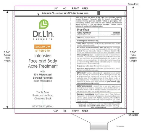 INTENSIVE FACE AND BODY ACNE TREATMENT packaging