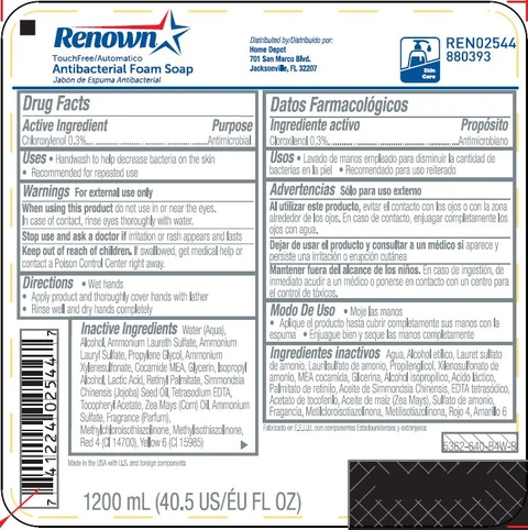 RENOWN Antibacterial Foam 포장