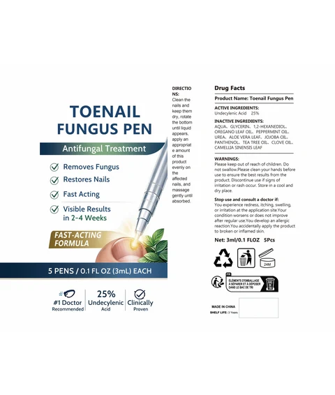 Toenail Fungus Pen packaging