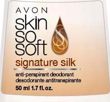 Skin So SoftSignature Silk Anti-Perspirant Deodorant packaging