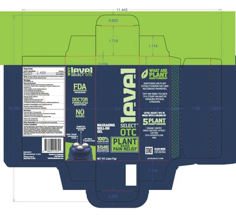 Level Select Menthol Camphor Roll On packaging