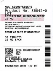 Cetirizine Hydrochloride (Allergy) 포장