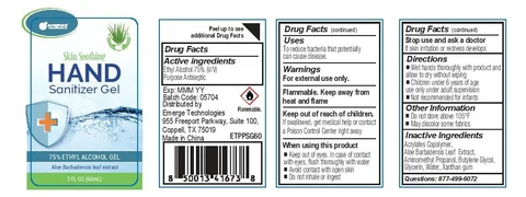 Hand Sanitizer packaging