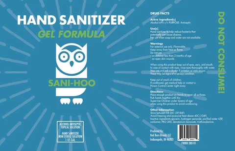 SaniHoo Gel Hand Sanitizer 포장