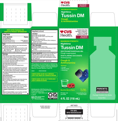 Tussin DMNighttime 포장