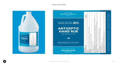 Hand Sanitizer 포장