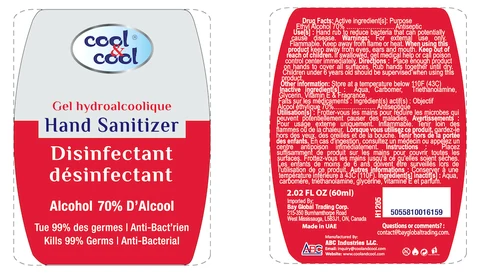 Hand Sanitizer packaging