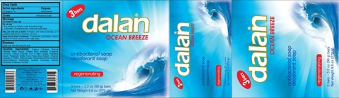 dalan OCEAN BREEZE antibacterial deodorant 포장